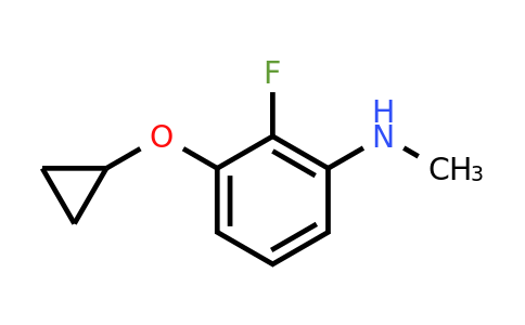 CAS 1243394-49-1 | 3-Cyclopropoxy-2-fluoro-N-methylaniline