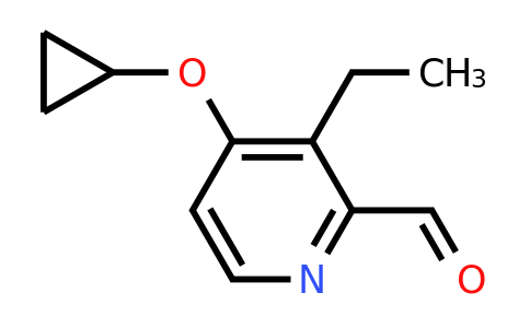 CAS 1243394-51-5 | 4-Cyclopropoxy-3-ethylpicolinaldehyde
