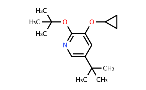CAS 1243394-55-9 | 2-Tert-butoxy-5-tert-butyl-3-cyclopropoxypyridine