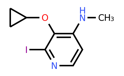 CAS 1243394-59-3 | 3-Cyclopropoxy-2-iodo-N-methylpyridin-4-amine
