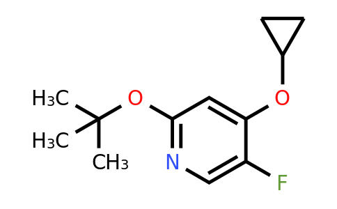 CAS 1243394-60-6 | 2-Tert-butoxy-4-cyclopropoxy-5-fluoropyridine