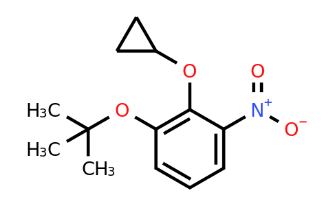 CAS 1243394-62-8 | 1-Tert-butoxy-2-cyclopropoxy-3-nitrobenzene