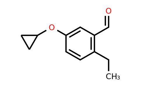 CAS 1243394-63-9 | 5-Cyclopropoxy-2-ethylbenzaldehyde