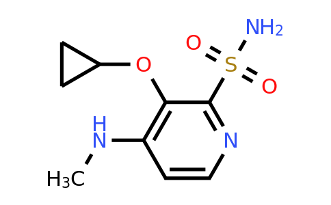 CAS 1243394-66-2 | 3-Cyclopropoxy-4-(methylamino)pyridine-2-sulfonamide