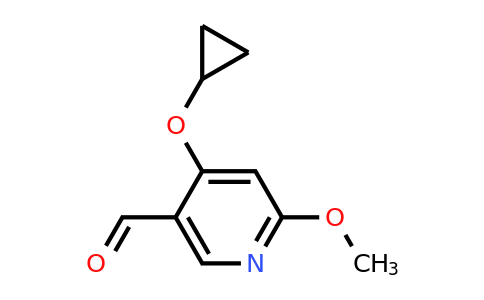 CAS 1243394-68-4 | 4-Cyclopropoxy-6-methoxynicotinaldehyde