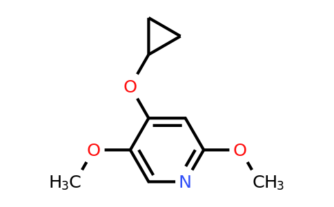 CAS 1243394-73-1 | 4-Cyclopropoxy-2,5-dimethoxypyridine