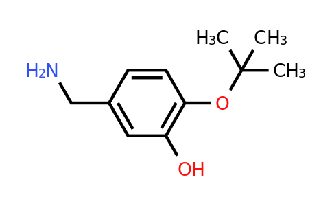 CAS 1243394-77-5 | 5-(Aminomethyl)-2-(tert-butoxy)phenol