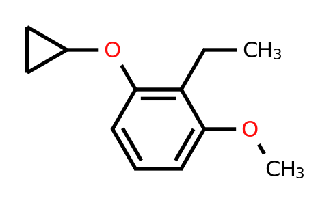 CAS 1243394-79-7 | 1-Cyclopropoxy-2-ethyl-3-methoxybenzene