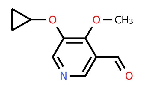 CAS 1243394-82-2 | 5-Cyclopropoxy-4-methoxynicotinaldehyde