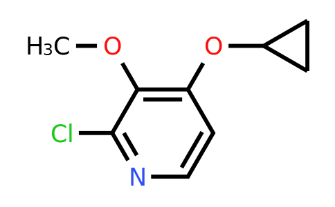 CAS 1243394-90-2 | 2-Chloro-4-cyclopropoxy-3-methoxypyridine