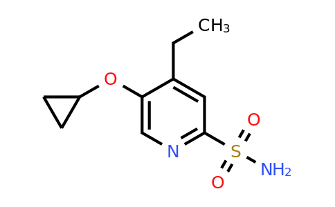 CAS 1243394-94-6 | 5-Cyclopropoxy-4-ethylpyridine-2-sulfonamide