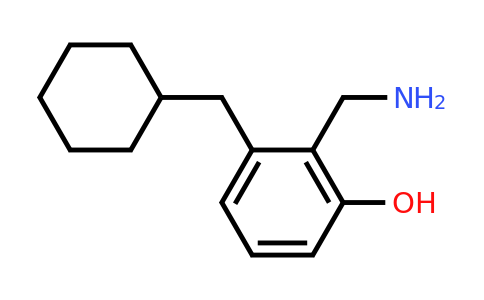 CAS 1243394-96-8 | 2-(Aminomethyl)-3-(cyclohexylmethyl)phenol