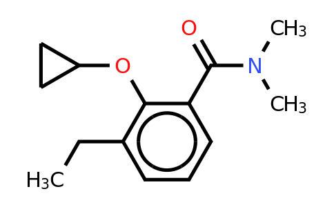 CAS 1243394-99-1 | 2-Cyclopropoxy-3-ethyl-N,n-dimethylbenzamide