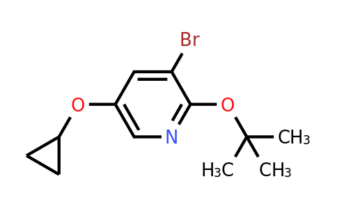 CAS 1243395-02-9 | 3-Bromo-2-tert-butoxy-5-cyclopropoxypyridine