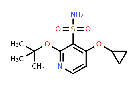 CAS 1243395-11-0 | 2-Tert-butoxy-4-cyclopropoxypyridine-3-sulfonamide