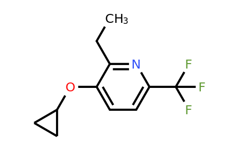 CAS 1243395-17-6 | 3-Cyclopropoxy-2-ethyl-6-(trifluoromethyl)pyridine