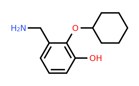 CAS 1243395-24-5 | 3-(Aminomethyl)-2-(cyclohexyloxy)phenol