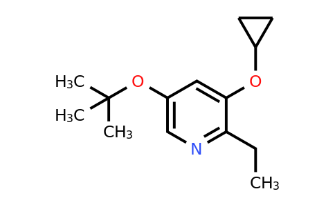 CAS 1243395-25-6 | 5-Tert-butoxy-3-cyclopropoxy-2-ethylpyridine