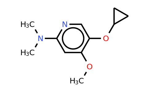 CAS 1243395-27-8 | 5-Cyclopropoxy-4-methoxy-N,n-dimethylpyridin-2-amine