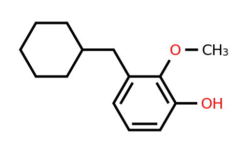 CAS 1243395-35-8 | 3-(Cyclohexylmethyl)-2-methoxyphenol