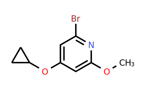 CAS 1243395-37-0 | 2-Bromo-4-cyclopropoxy-6-methoxypyridine