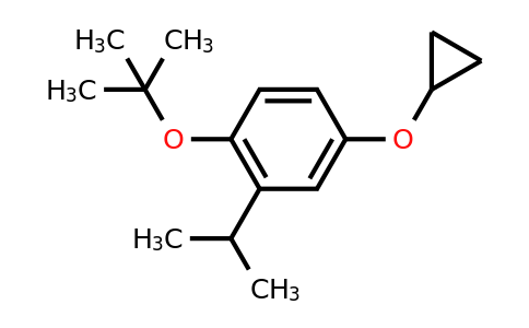 CAS 1243395-43-8 | 1-Tert-butoxy-4-cyclopropoxy-2-isopropylbenzene