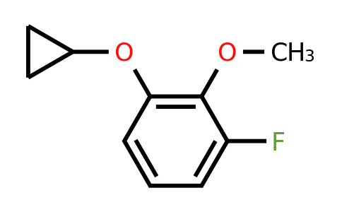 CAS 1243395-45-0 | 1-Cyclopropoxy-3-fluoro-2-methoxybenzene