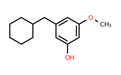 CAS 1243395-46-1 | 3-(Cyclohexylmethyl)-5-methoxyphenol