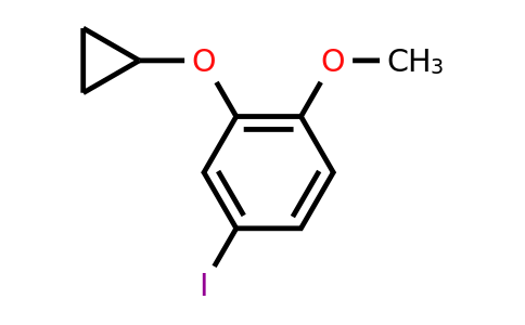 CAS 1243395-47-2 | 2-Cyclopropoxy-4-iodo-1-methoxybenzene