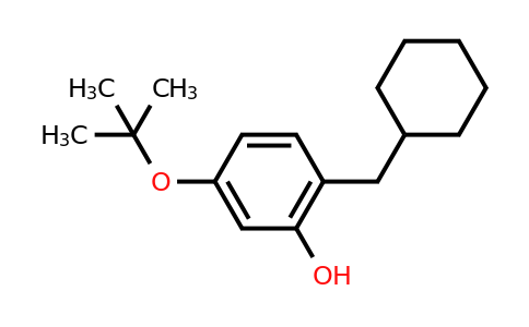 CAS 1243395-50-7 | 5-Tert-butoxy-2-(cyclohexylmethyl)phenol