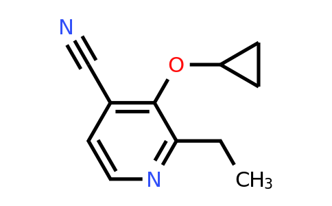 CAS 1243395-51-8 | 3-Cyclopropoxy-2-ethylisonicotinonitrile