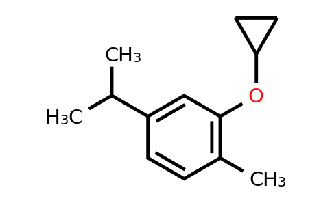 CAS 1243395-55-2 | 2-Cyclopropoxy-1-methyl-4-(propan-2-YL)benzene