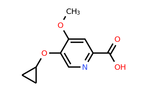 CAS 1243395-57-4 | 5-Cyclopropoxy-4-methoxypicolinic acid