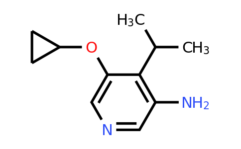 CAS 1243395-58-5 | 5-Cyclopropoxy-4-(propan-2-YL)pyridin-3-amine