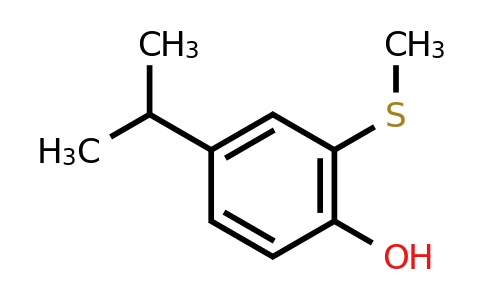 CAS 1243395-63-2 | 2-(Methylsulfanyl)-4-(propan-2-YL)phenol