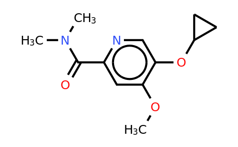 CAS 1243395-66-5 | 5-Cyclopropoxy-4-methoxy-N,n-dimethylpicolinamide