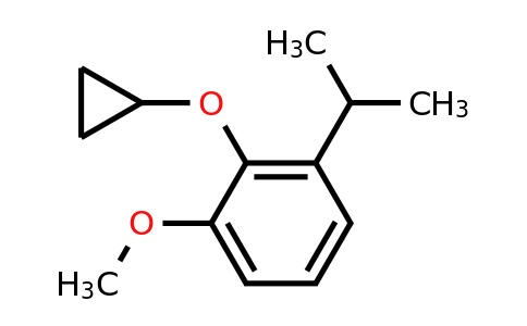 CAS 1243395-70-1 | 2-Cyclopropoxy-1-isopropyl-3-methoxybenzene