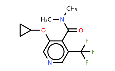 CAS 1243395-73-4 | 3-Cyclopropoxy-N,n-dimethyl-5-(trifluoromethyl)isonicotinamide