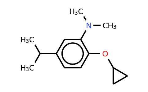 CAS 1243395-74-5 | 2-Cyclopropoxy-5-isopropyl-N,n-dimethylaniline