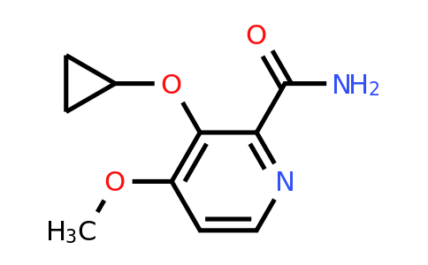 CAS 1243395-80-3 | 3-Cyclopropoxy-4-methoxypicolinamide