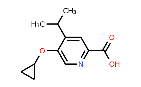CAS 1243395-81-4 | 5-Cyclopropoxy-4-isopropylpicolinic acid