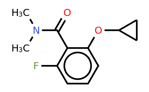 CAS 1243395-84-7 | 2-Cyclopropoxy-6-fluoro-N,n-dimethylbenzamide