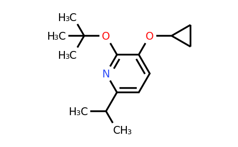 CAS 1243395-85-8 | 2-Tert-butoxy-3-cyclopropoxy-6-isopropylpyridine