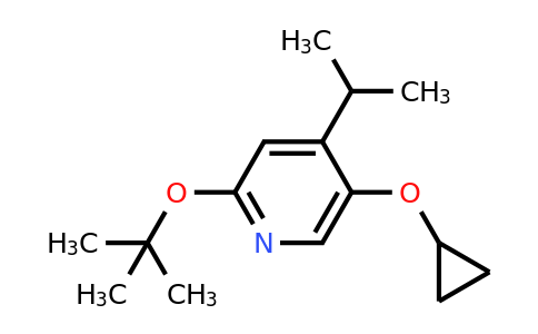CAS 1243395-87-0 | 2-Tert-butoxy-5-cyclopropoxy-4-isopropylpyridine