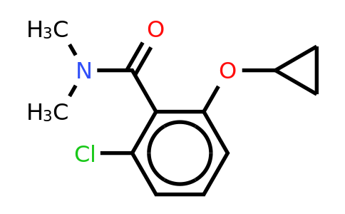 CAS 1243395-90-5 | 2-Chloro-6-cyclopropoxy-N,n-dimethylbenzamide