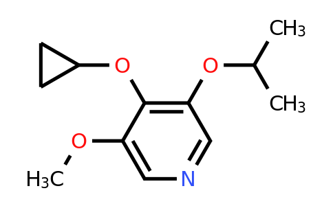 CAS 1243395-92-7 | 4-Cyclopropoxy-3-isopropoxy-5-methoxypyridine