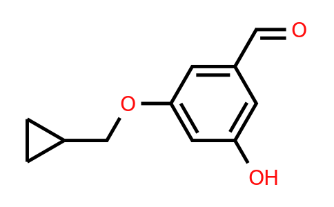 CAS 1243395-94-9 | 3-(Cyclopropylmethoxy)-5-hydroxybenzaldehyde