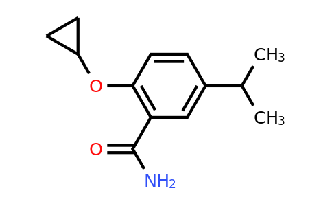 CAS 1243395-96-1 | 2-Cyclopropoxy-5-isopropylbenzamide