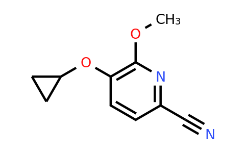 CAS 1243395-97-2 | 5-Cyclopropoxy-6-methoxypicolinonitrile