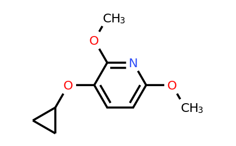 CAS 1243395-98-3 | 3-Cyclopropoxy-2,6-dimethoxypyridine